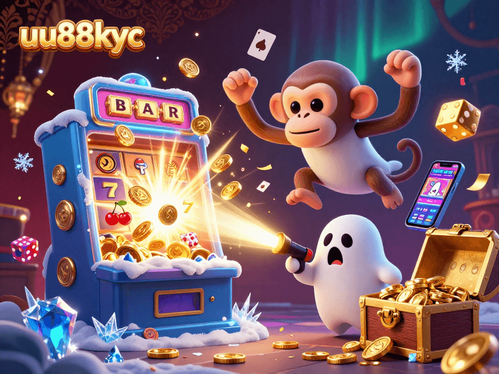 uu88kyc captivates players with dynamic casino excitement, featuring coins and games in action.