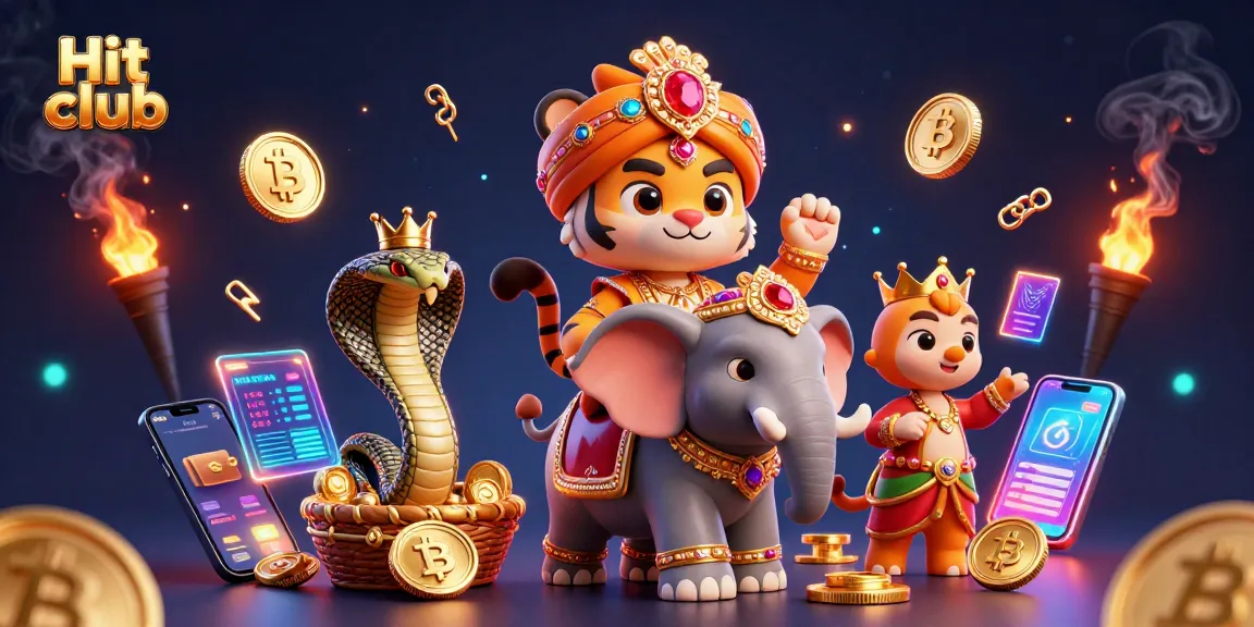 Hit club showcases a vibrant 3D scene filled with engaging casino elements and excitement.