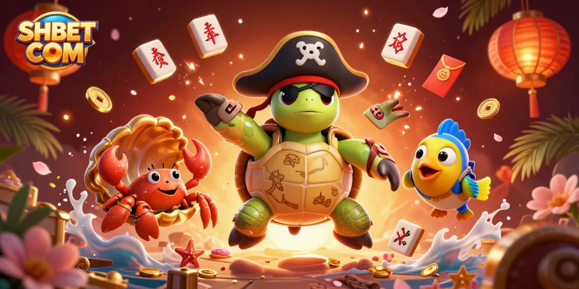 Experience thrilling wins at SHBET COM with a vibrant casino adventure featuring a pirate turtle!