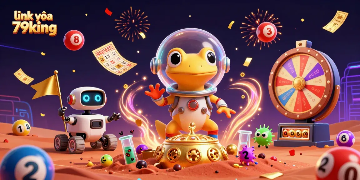 Join the excitement at link vào 79king, where Martian gecko discovers a golden casino in a vibrant alien world.