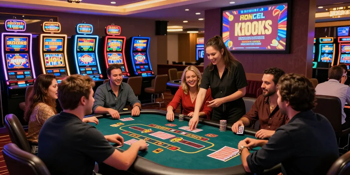 Players enjoying KO66 casino games in a vibrant and lively environment full of excitement and rewards.