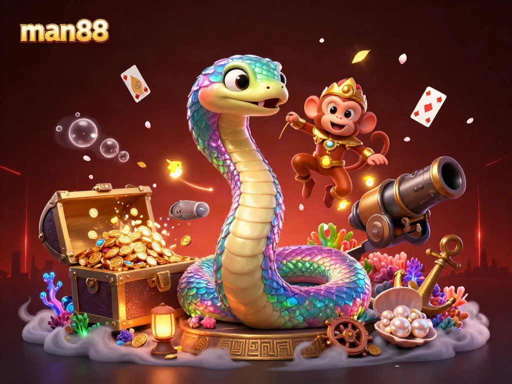 Experience thrilling fun with man88 as you explore a mystical 3D gaming world filled with treasures, vibrant characters, and winning surprises.