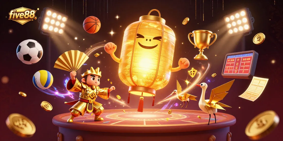 Experience the thrilling action at five88. with vibrant casino elements and magical characters.
