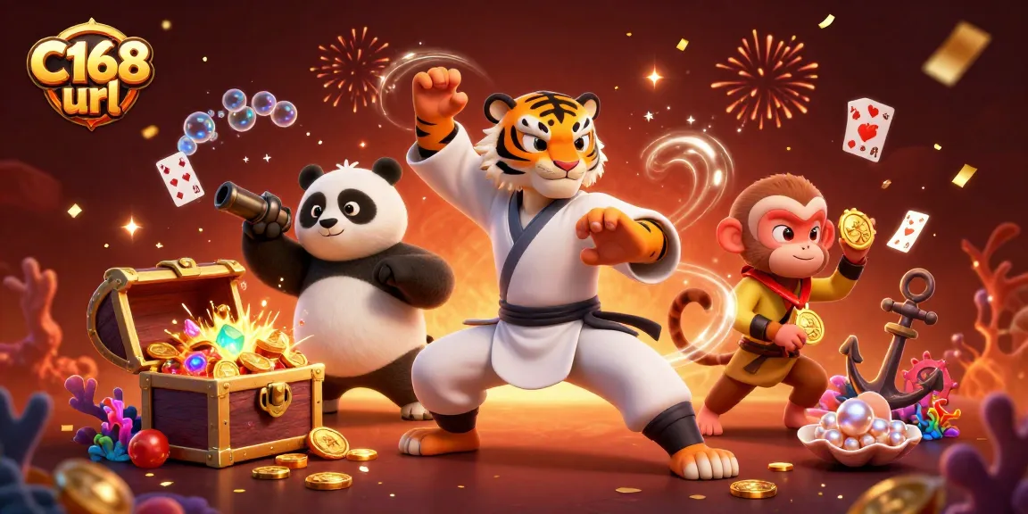 Engage with C168 url's thrilling casino experience filled with action, energy, and treasure!