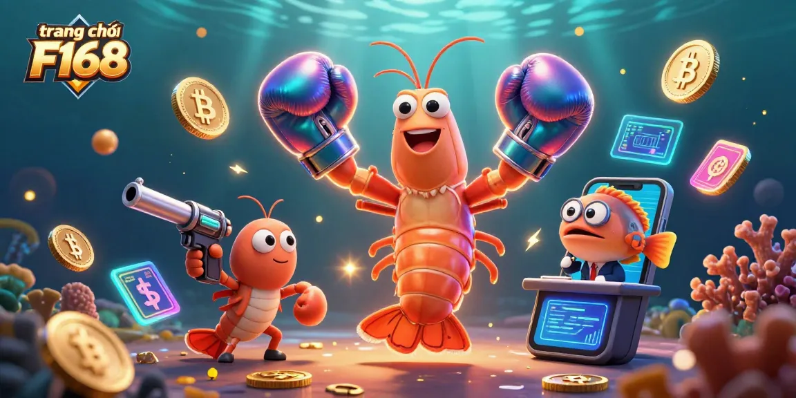 Engage in thrilling action at trang chủ F168, showcasing vibrant 3D characters in a dynamic casino atmosphere.