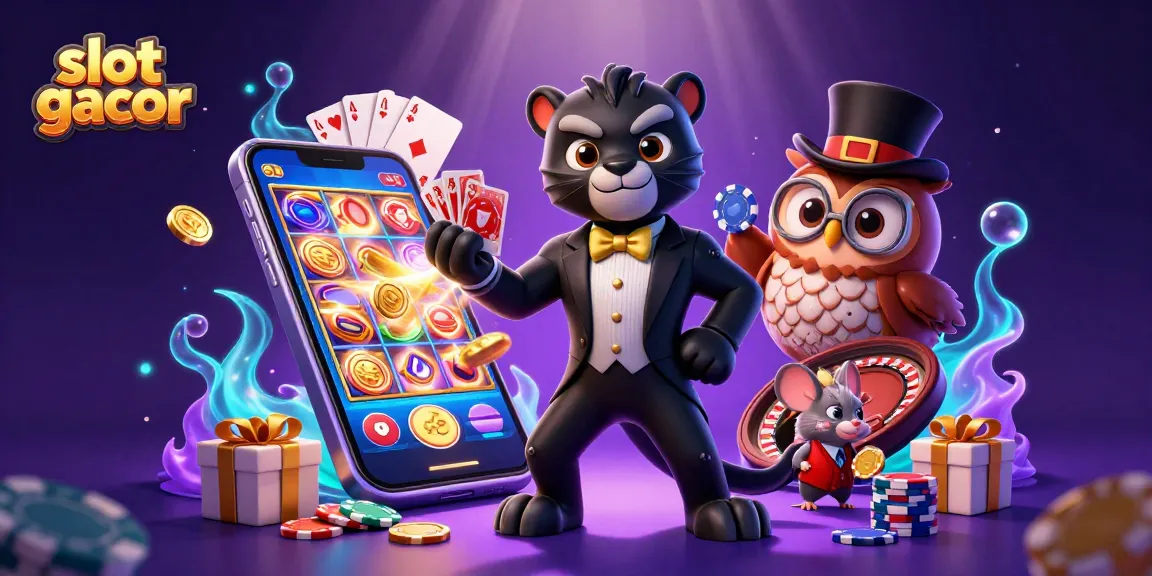 Engage in exciting slot gacor adventures with our stylish casino characters and dynamic game elements.