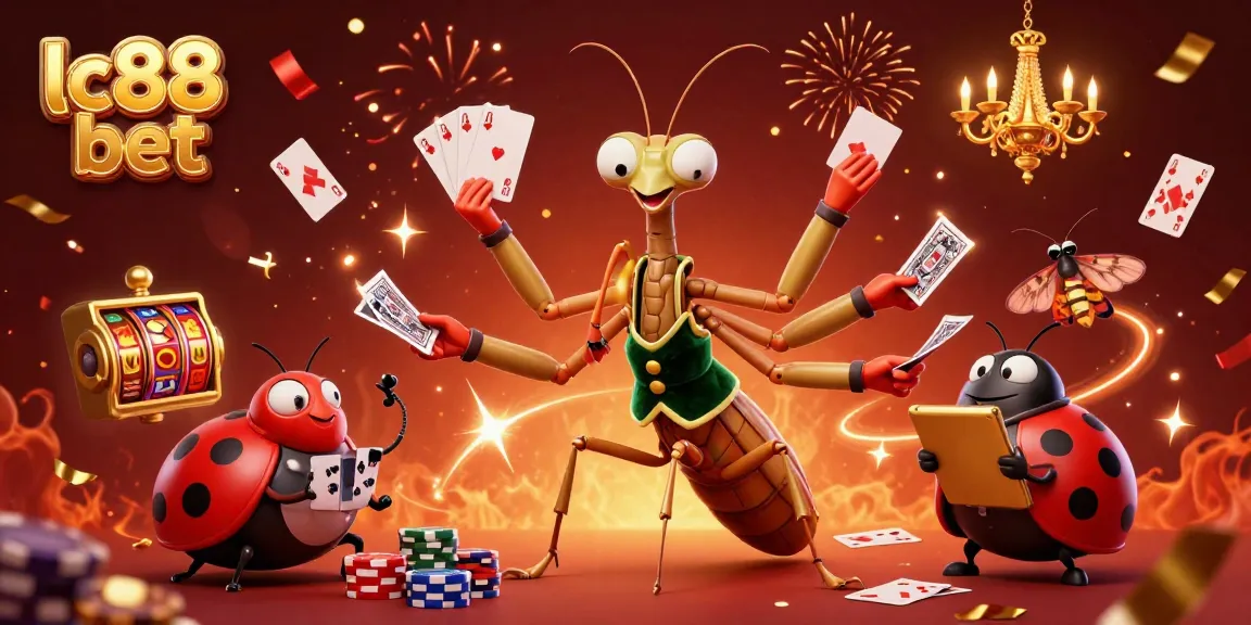 Engage in the exciting world of lc88 bet amidst animated characters, lavish casino elements, and vibrant energy.
