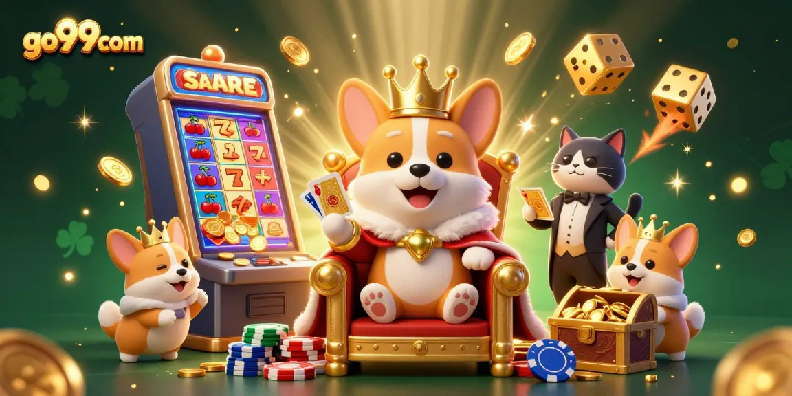 Experience the thrilling go99com casino scene with vibrant characters, dynamic gameplay, and exciting winnings.