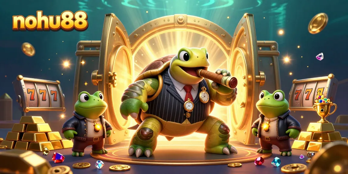 Win big with nohu88 in ultra-detailed 3D casino scene featuring luxury elements and excitement