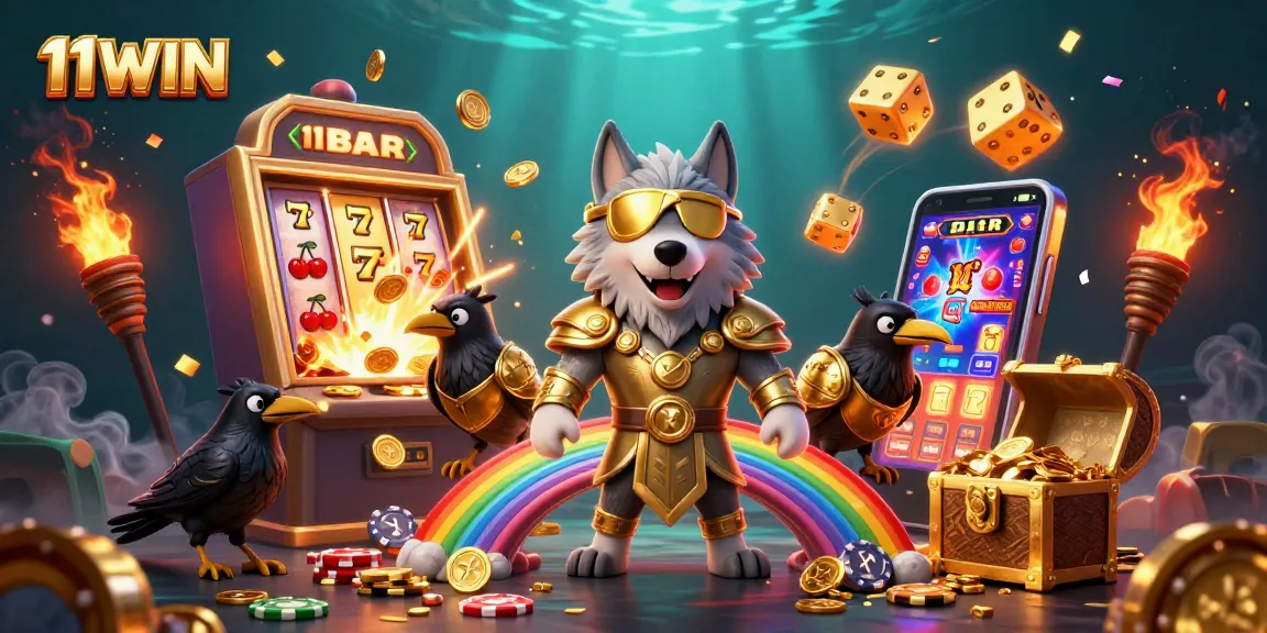 Engage in thrilling outcomes with 11WIN's dynamic casino scene featuring Norse mythology elements.